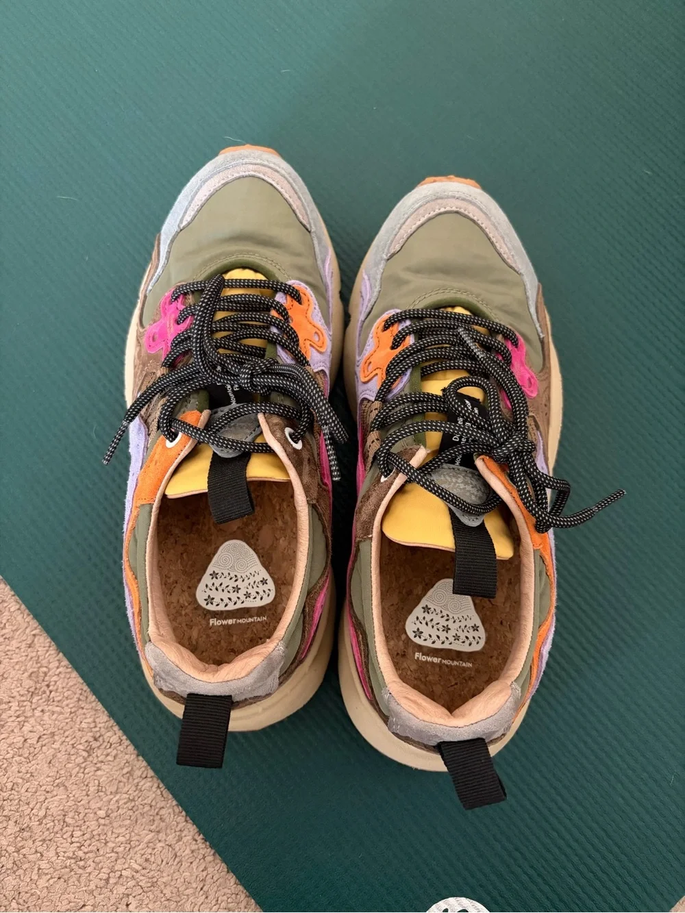Flower Mountain Multi-Color Stylish Athletic Sneakers
